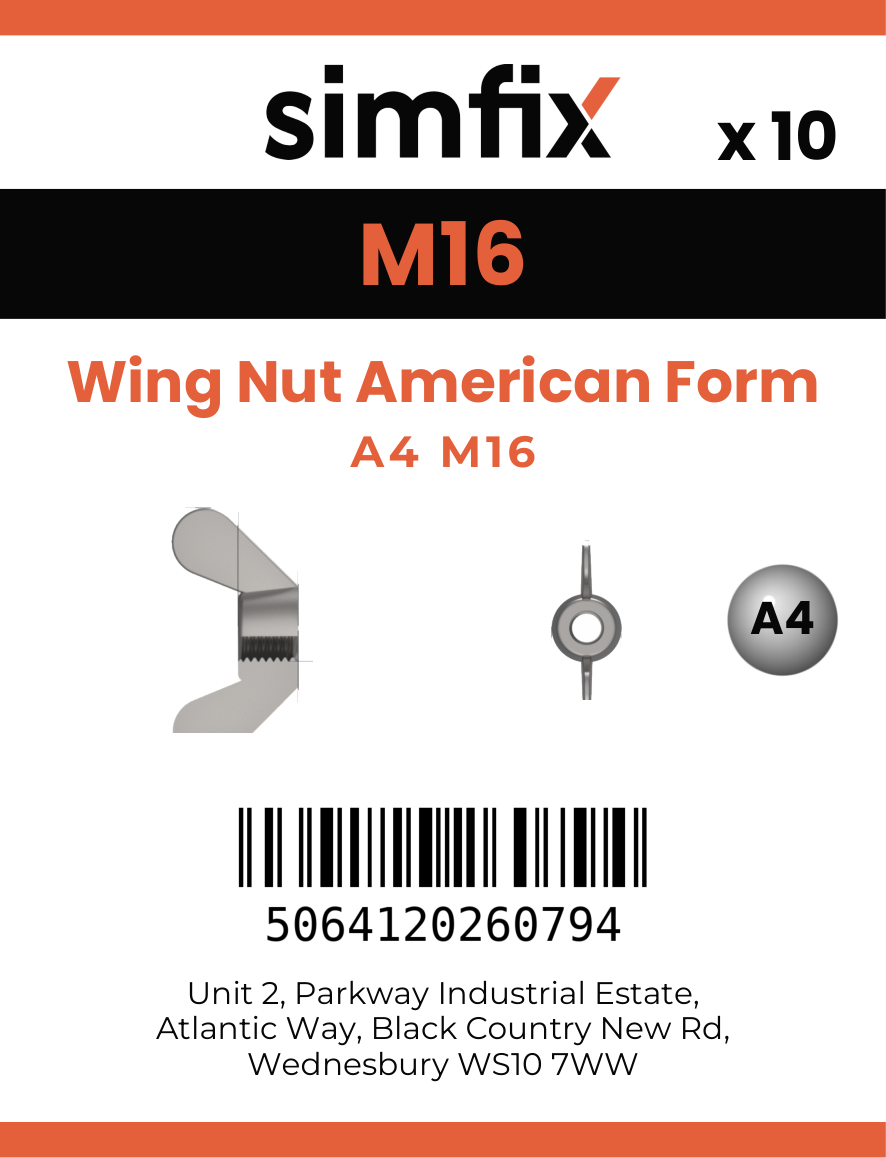 Simfix product label - 314AMA416-T