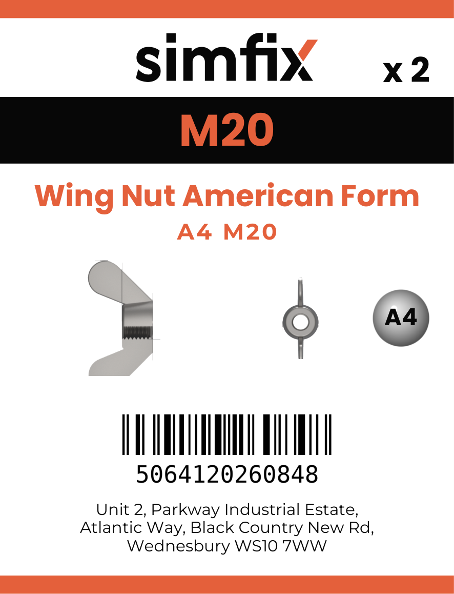 Simfix product label - 314AMA420-D