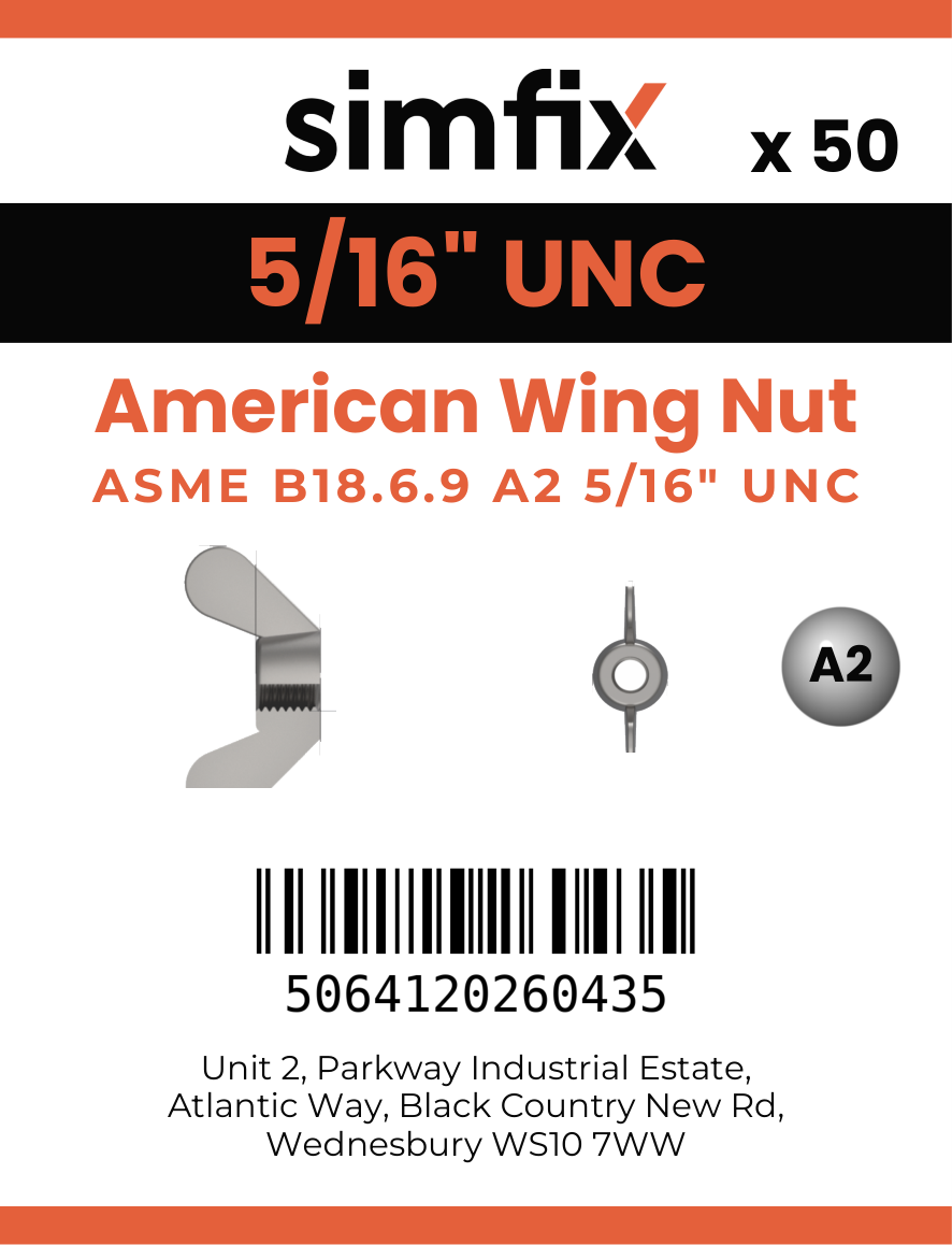 Simfix product label - 314UAMA2516-T