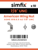 Simfix product label - 314UAMA278-D