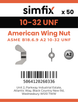 Simfix product label - 314UFAMA21032-T