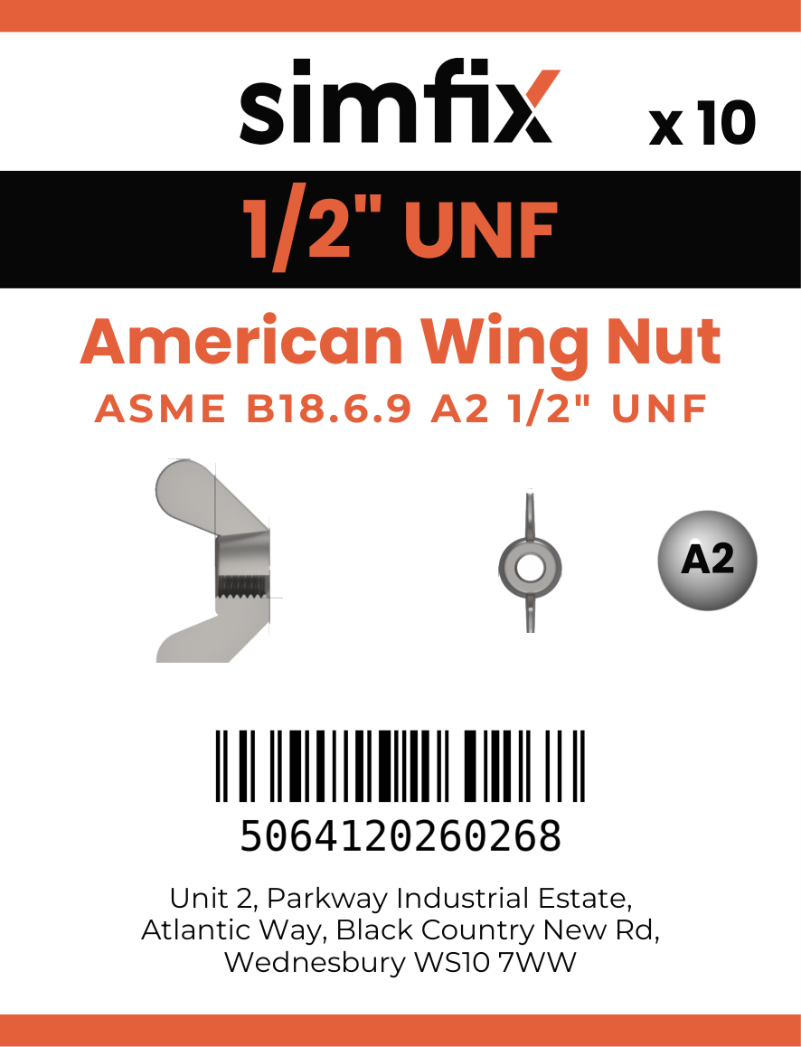 Simfix product label - 314UFAMA212-D