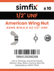 Simfix product label - 314UFAMA212-D