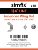 Simfix product label - 314UFAMA214-D