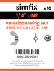 Simfix product label - 314UFAMA214-D