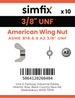 Simfix product label - 314UFAMA238-D