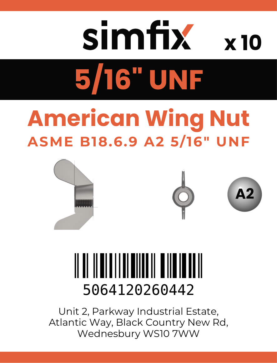Simfix product label - 314UFAMA2516-D