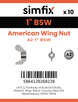 Simfix product label - 314WAMA21-D