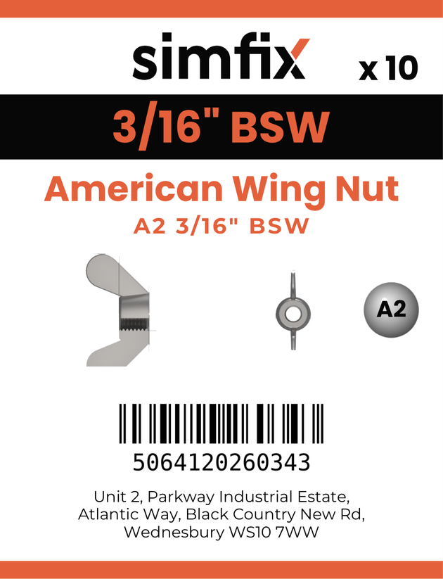 Simfix product label - 314WAMA2316-D