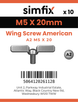 Simfix product label - 318AMA205020-D