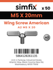 Simfix product label - 318AMA205020-T