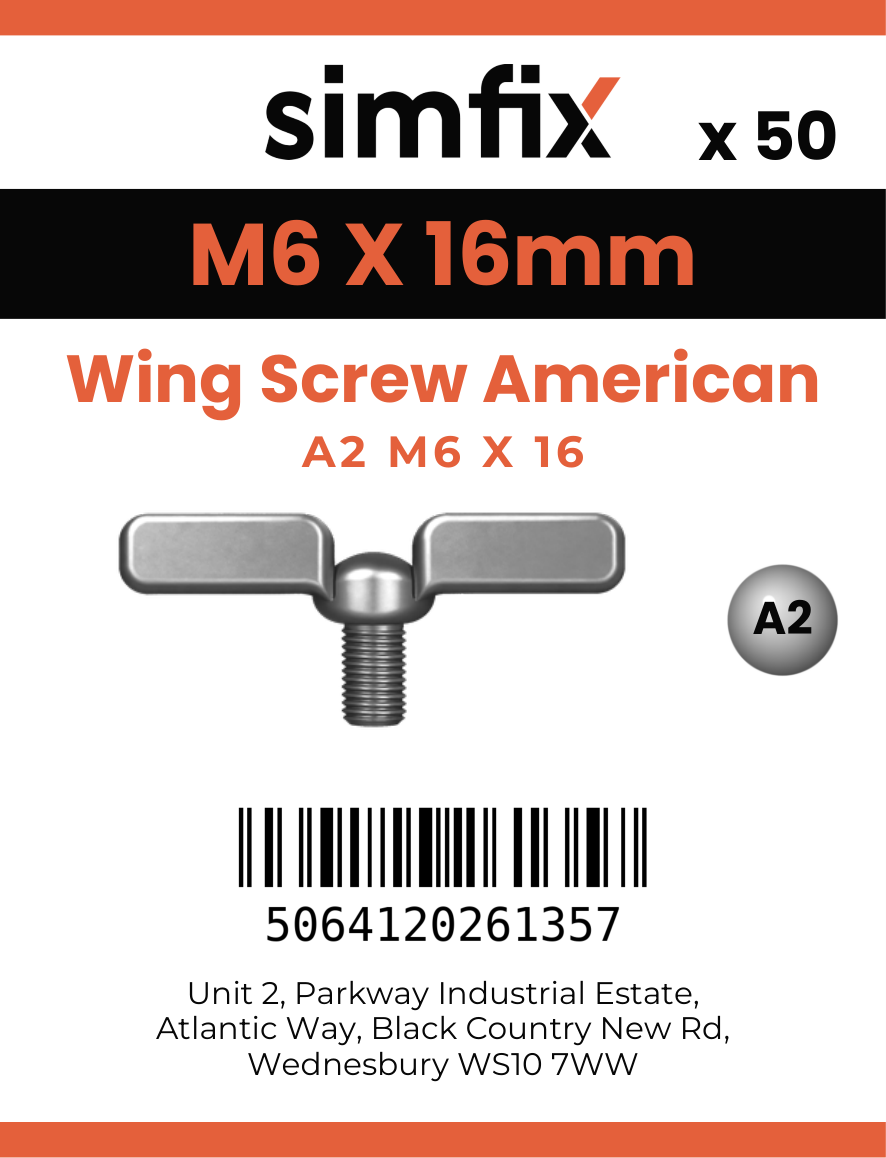 Simfix product label - 318AMA206016-T