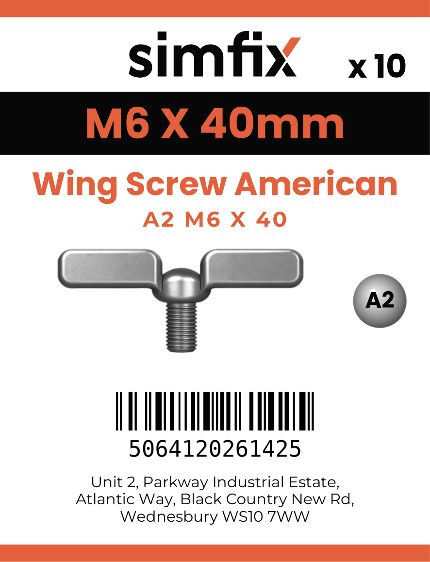 Simfix product label - 318AMA206040-D
