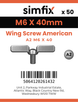 Simfix product label - 318AMA206040-T