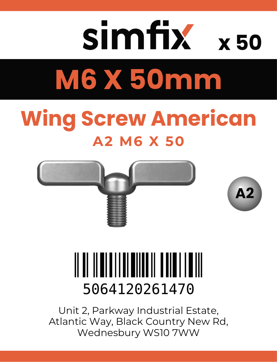 Simfix product label - 318AMA206050-T