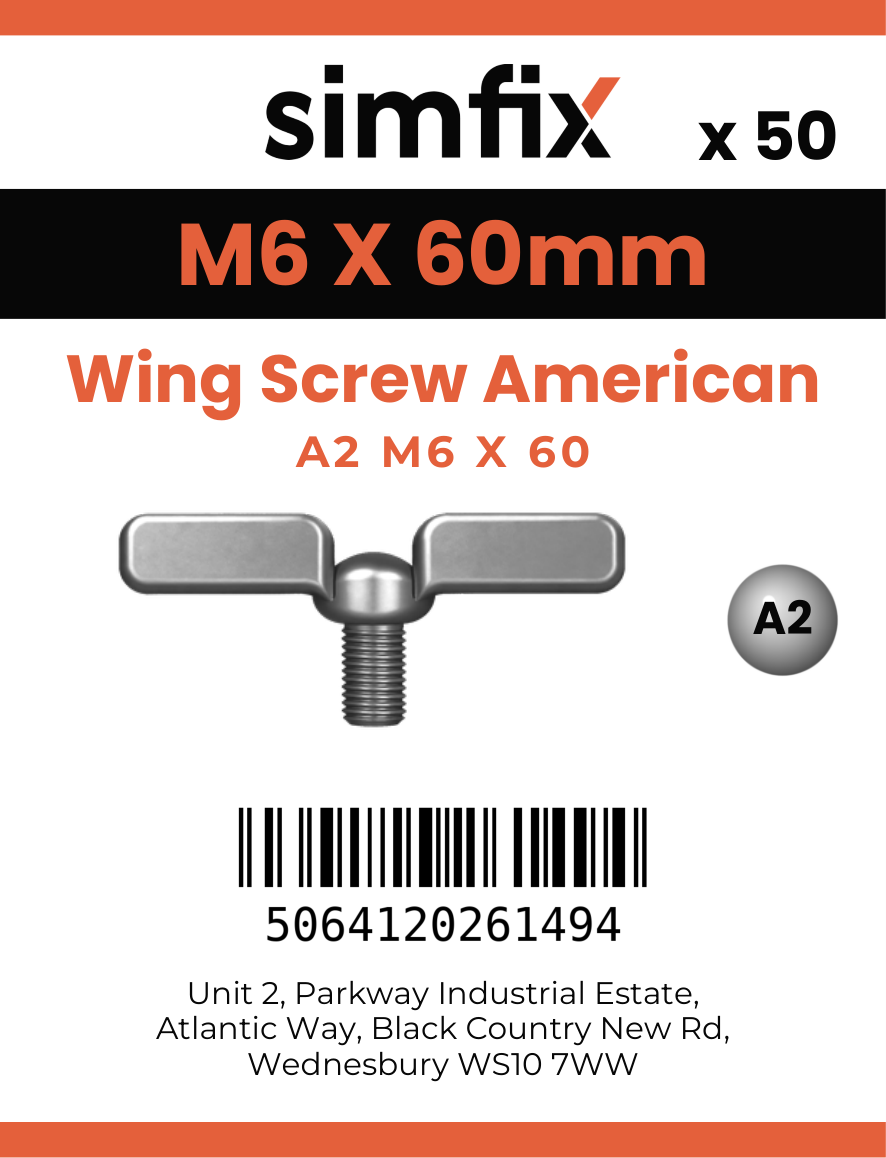 Simfix product label - 318AMA206060-T