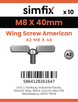 Simfix product label - 318AMA208040-D
