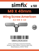 Simfix product label - 318AMA208040-T