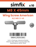 Simfix product label - 318AMA208045-D
