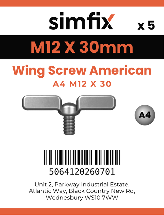 Simfix product label - 318AMA412030-D