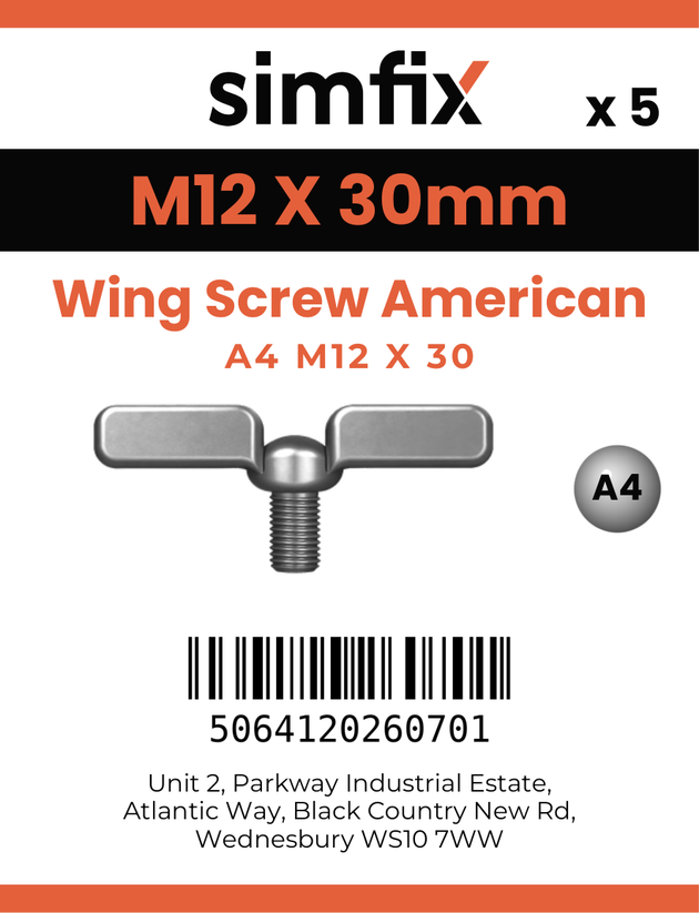 Simfix product label - 318AMA412030-D