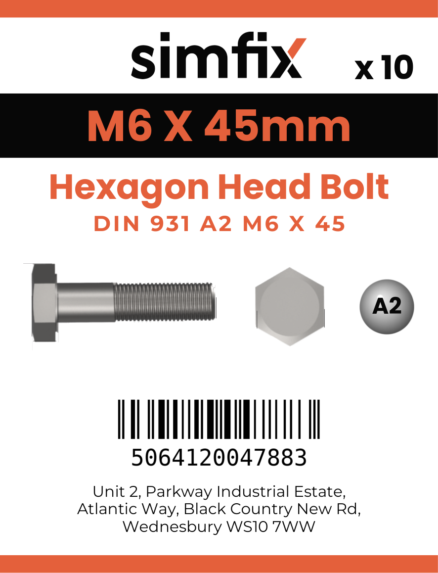 Simfix product label - 4014A20604570-D