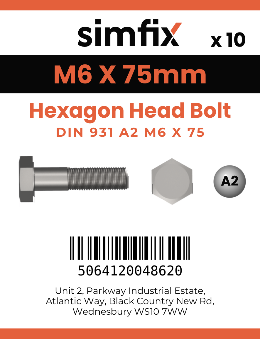 Simfix product label - 4014A20607570-D