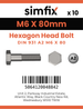 Simfix product label - 4014A20608070-D