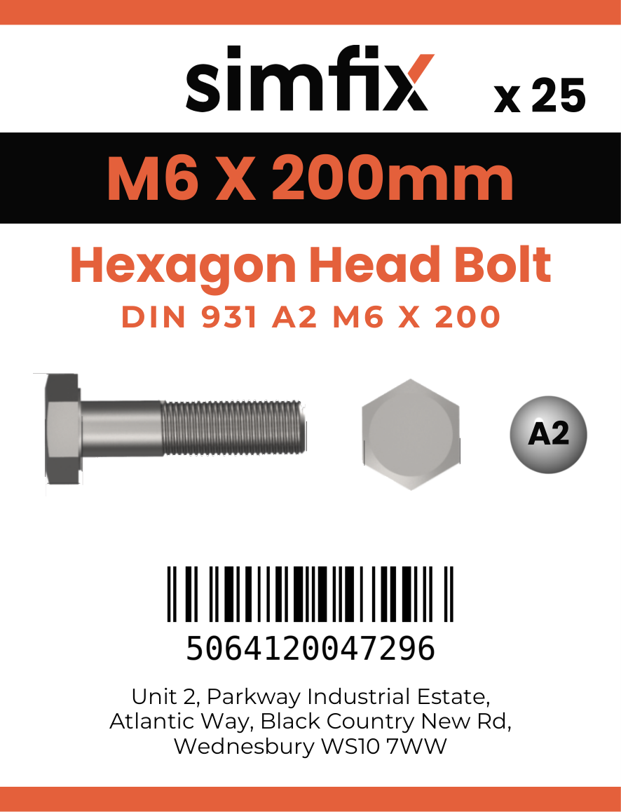 Simfix product label - 4014A20620070-T