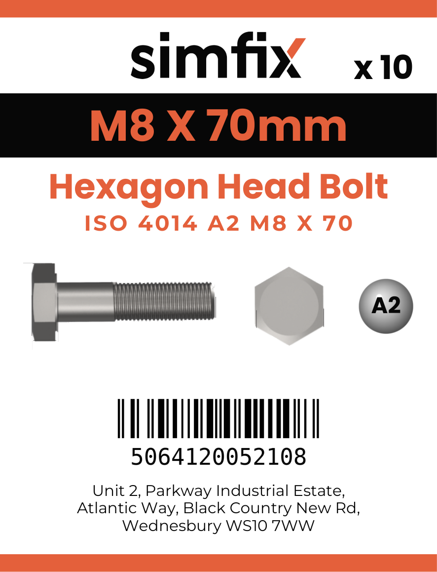Simfix product label - 4014A20807070-D