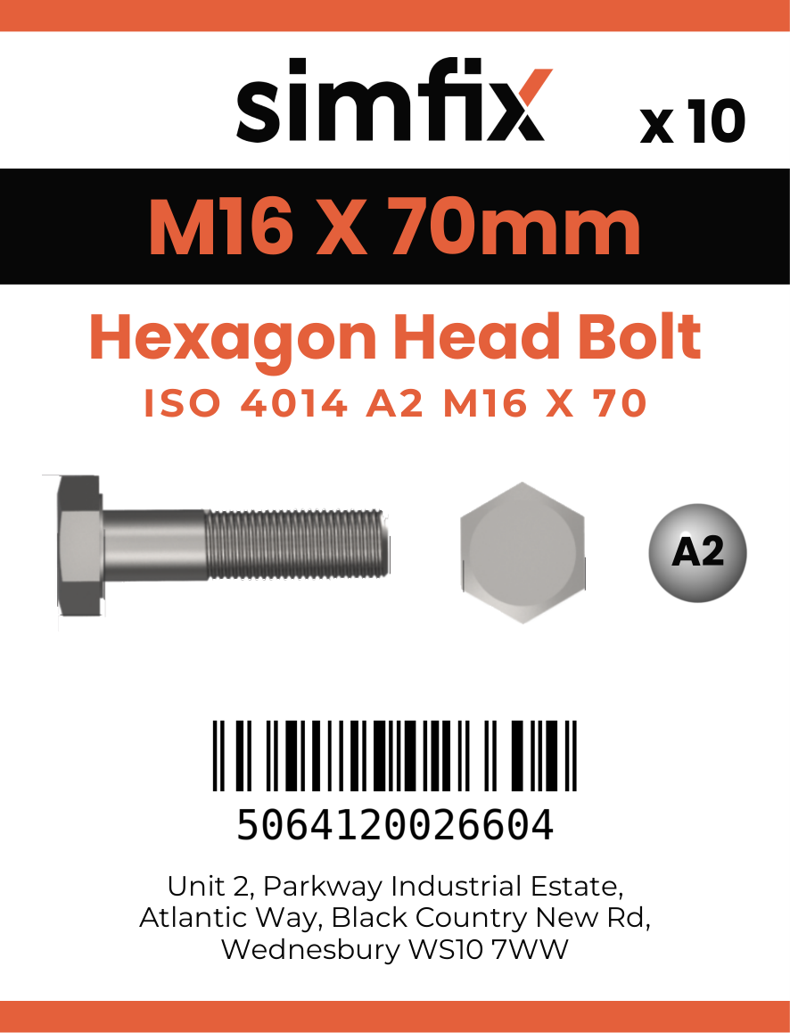 Simfix product label - 4014A21607070-D