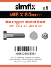Simfix product label - 4014A21808070-D