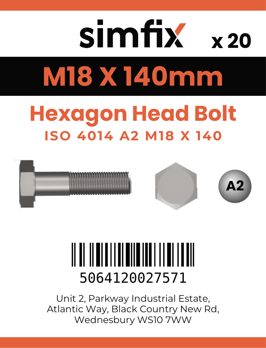 Simfix product label - 4014A21814070-T