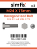 Simfix product label - 4014A22407570-D