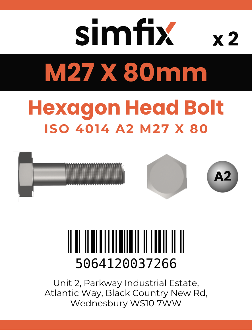 Simfix product label - 4014A22708070-D