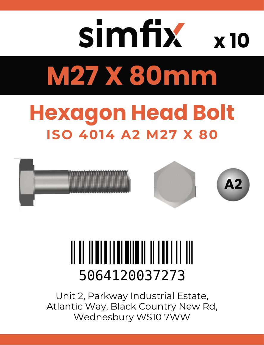 Simfix product label - 4014A22708070-T