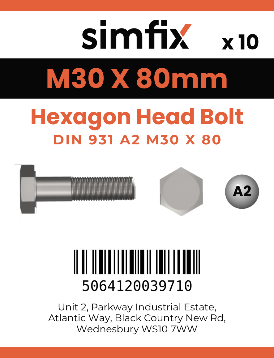 Simfix product label - 4014A23008070-T