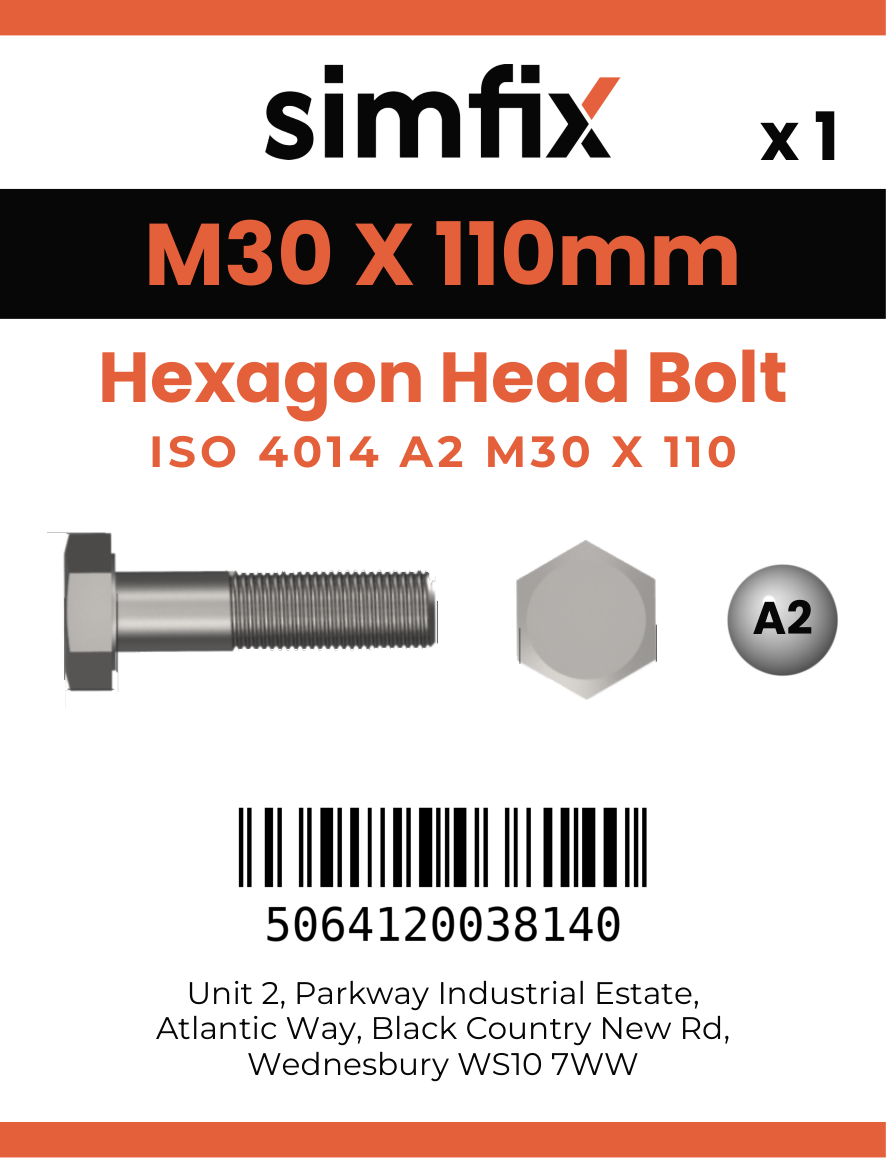 Simfix product label - 4014A23011070-D