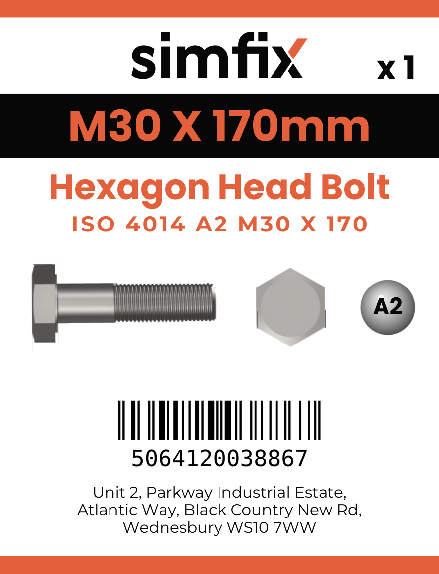 Simfix product label - 4014A23017070-D