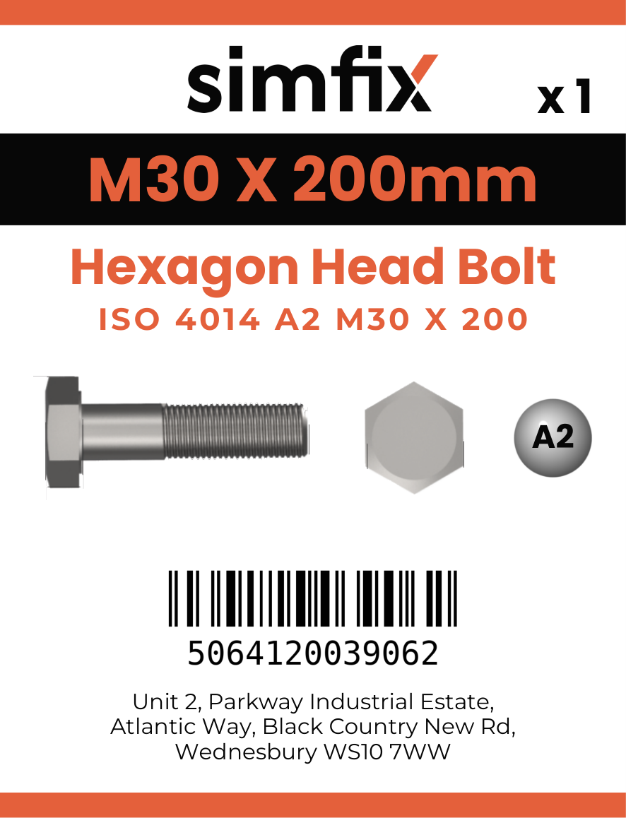 Simfix product label - 4014A23020070-D