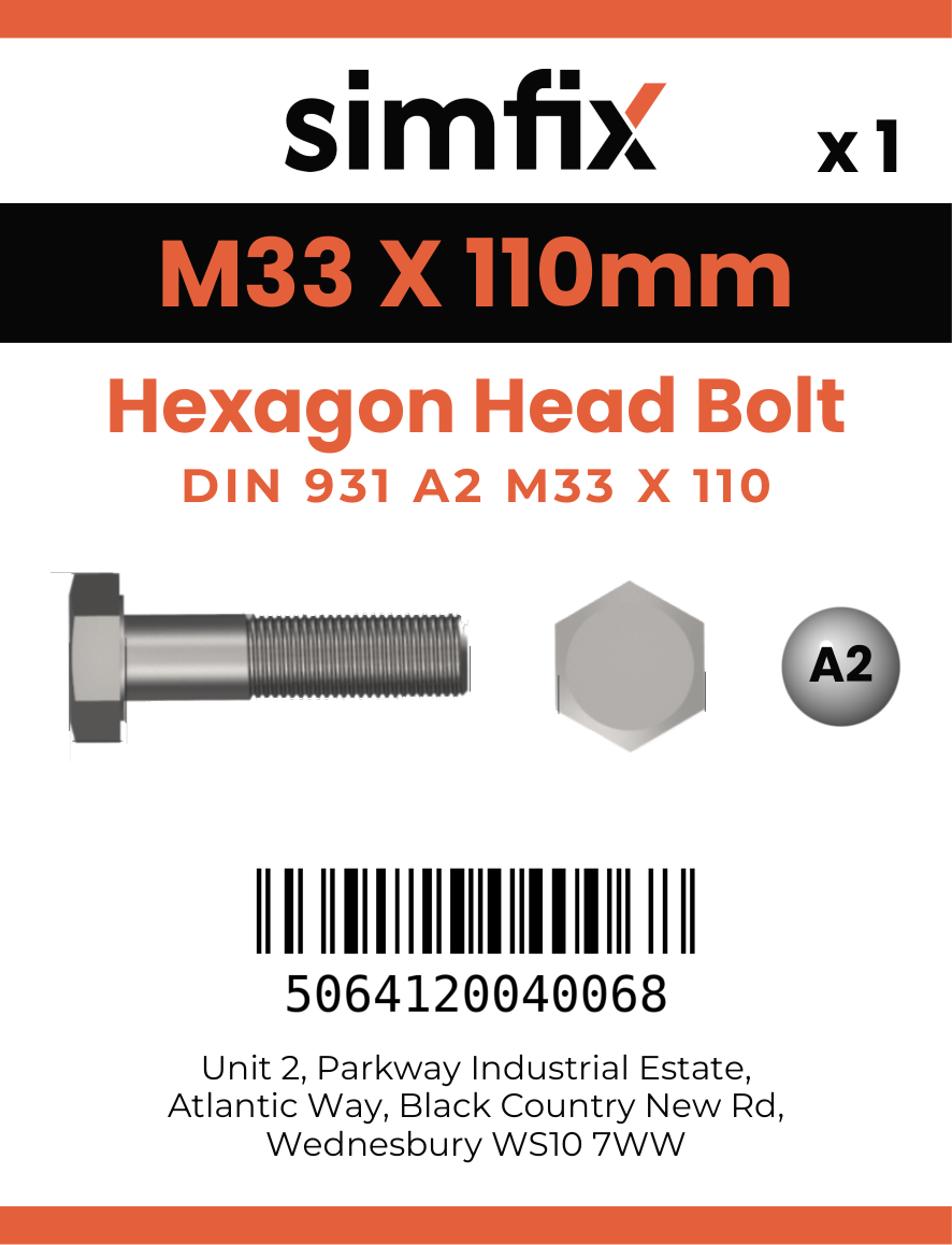 Simfix product label - 4014A23311070-D