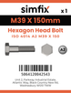 Simfix product label - 4014A23915070-D