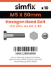 Simfix product label - 4014A40508070-D