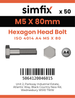 Simfix product label - 4014A40508070-T