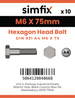 Simfix product label - 4014A40607580-D