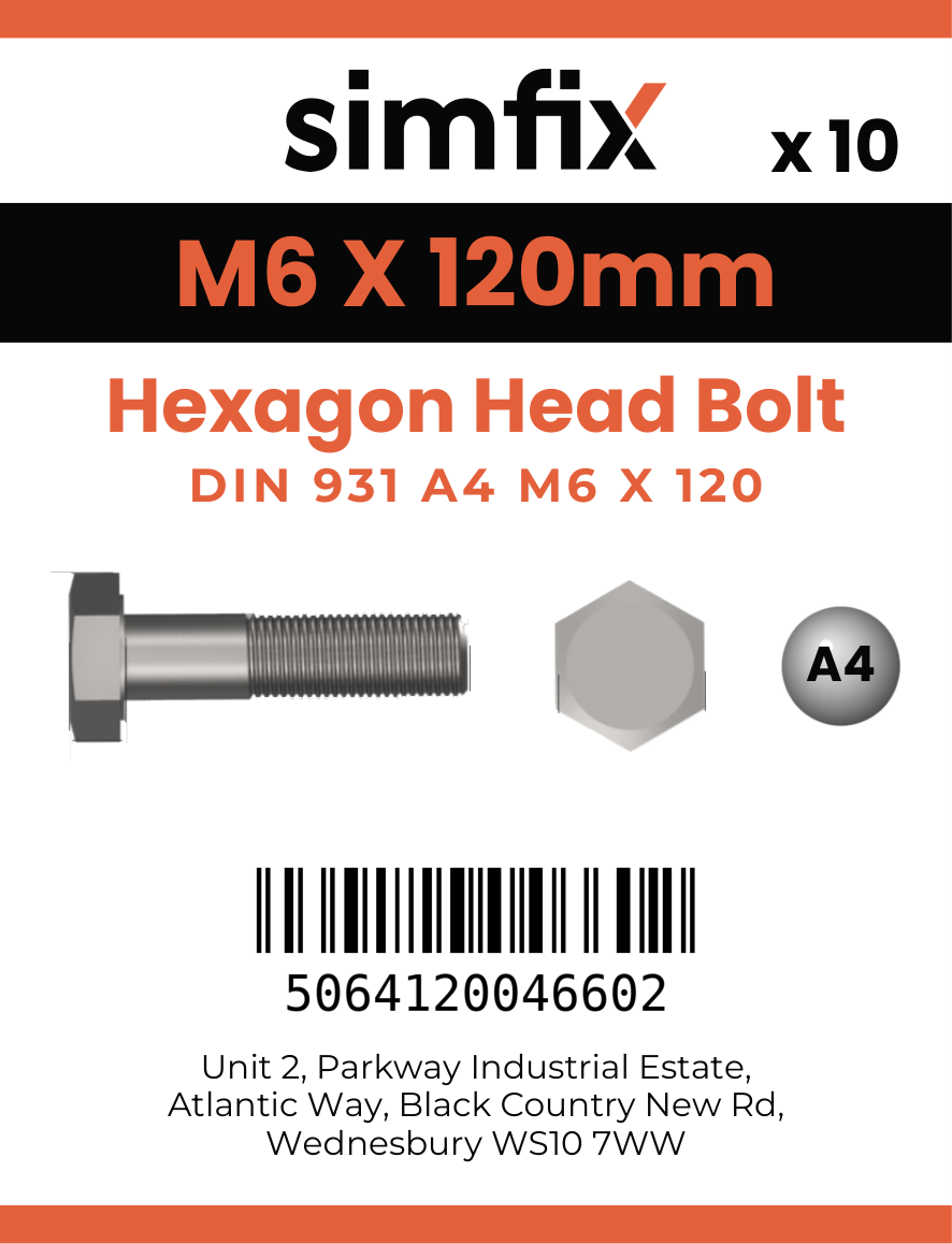 Simfix product label - 4014A40612070-D