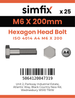 Simfix product label - 4014A40620070-T