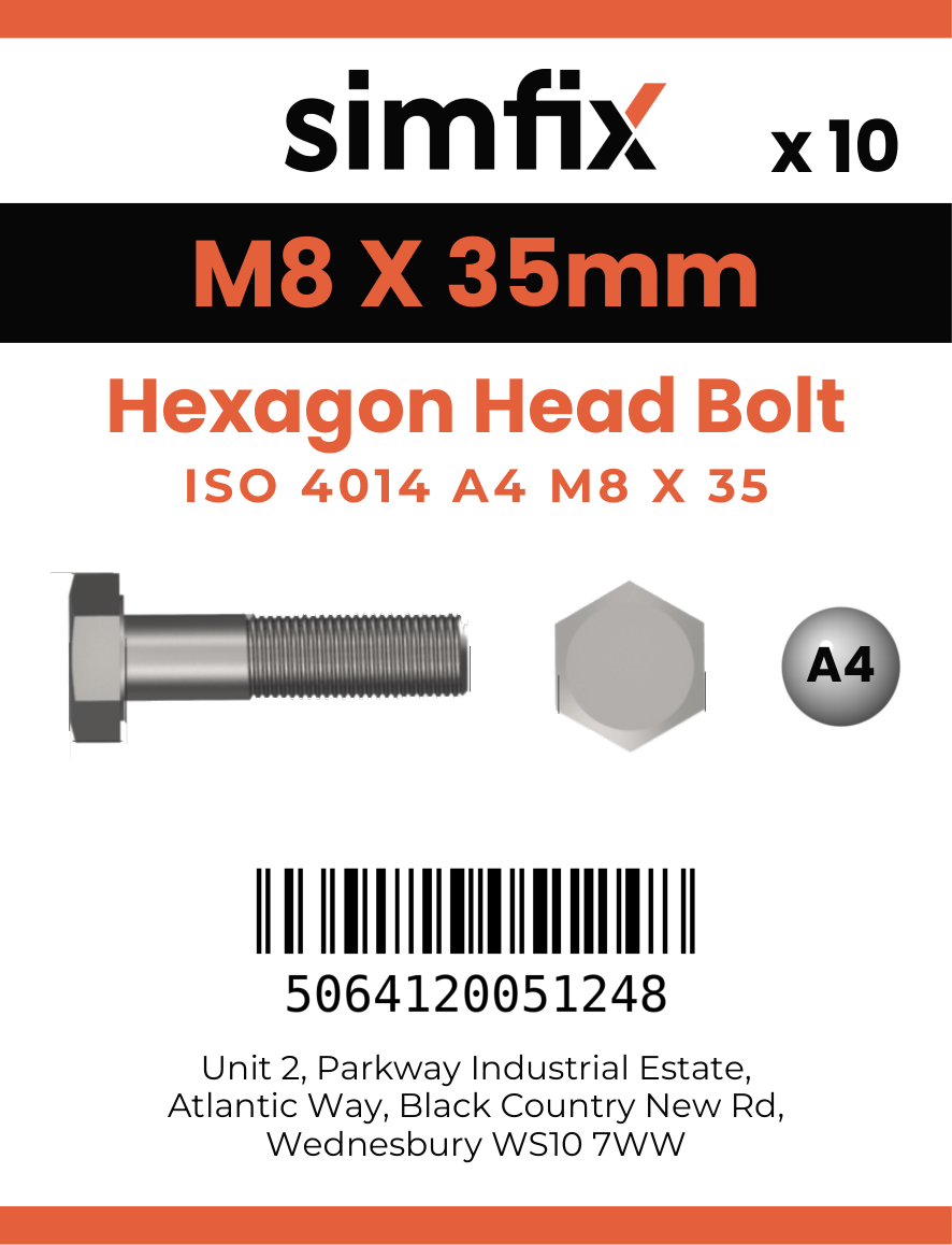 Simfix product label - 4014A40803570-D