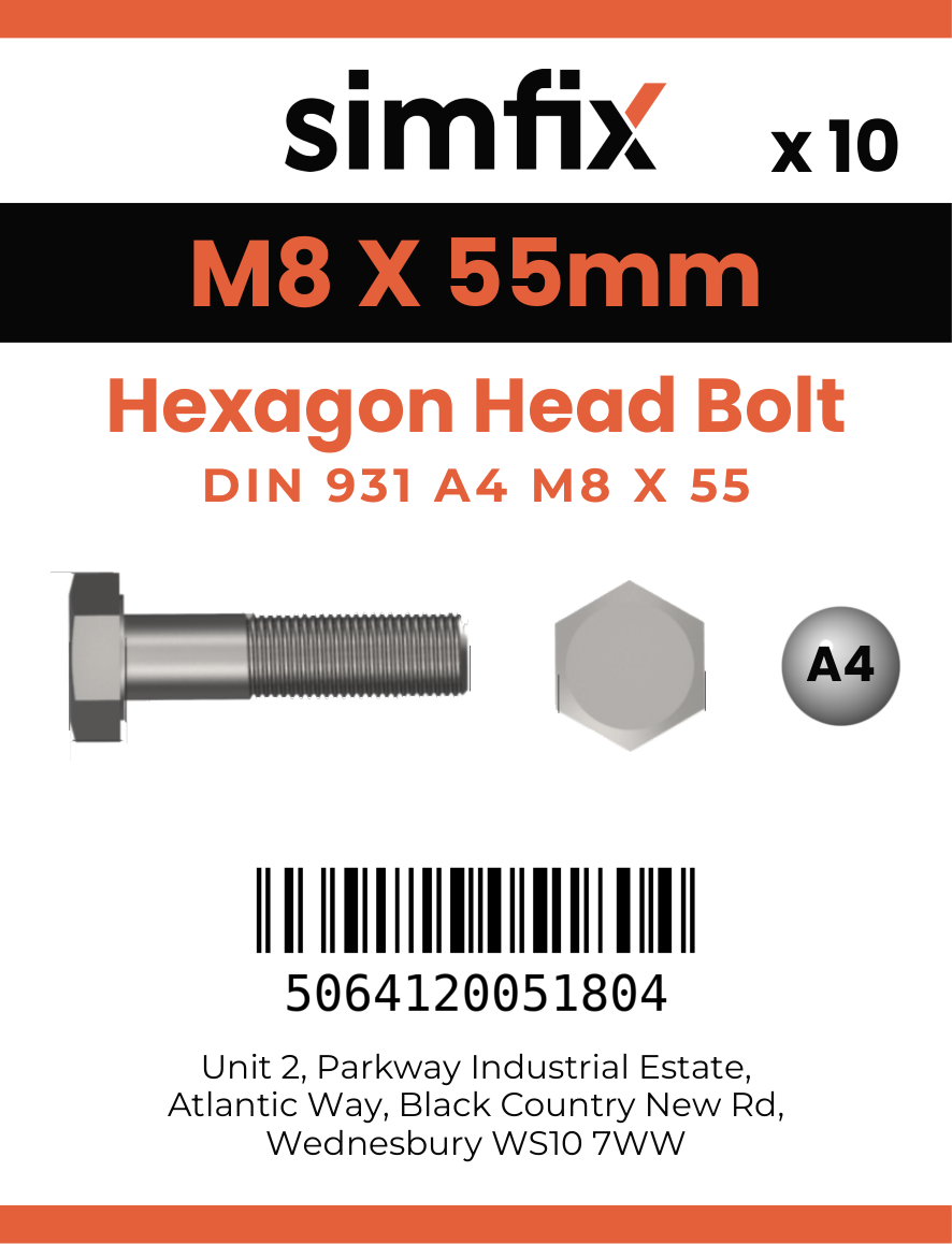 Simfix product label - 4014A40805580-D