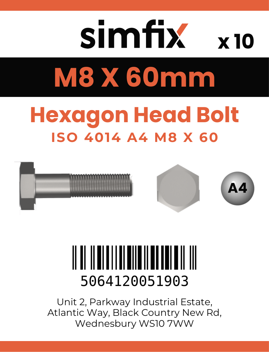 Simfix product label - 4014A40806080-D